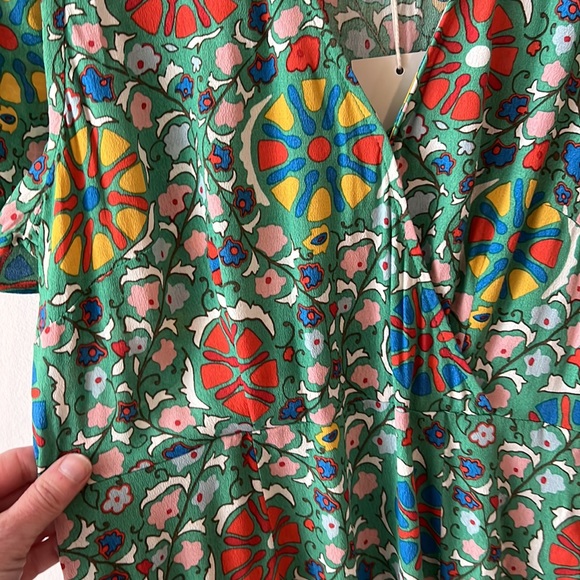 Rhode for Target NWT Floral MIDI Dress.  Size 4. - Picture 6 of 15